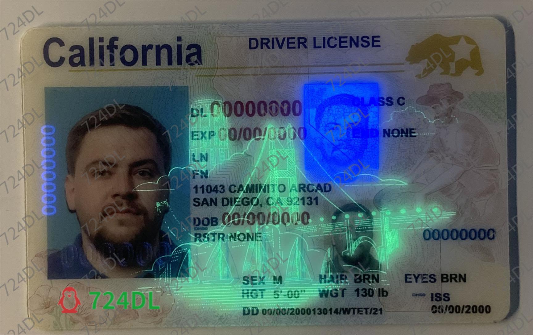 California State ID, Fake UT ID