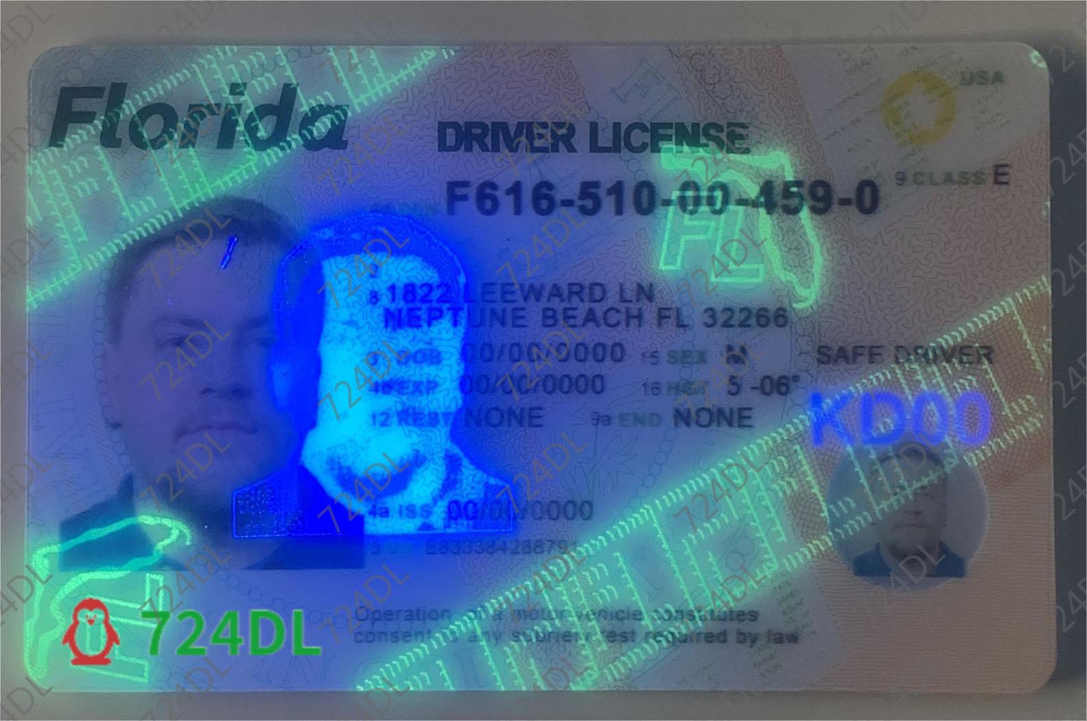 Florida State ID, Fake UT ID
