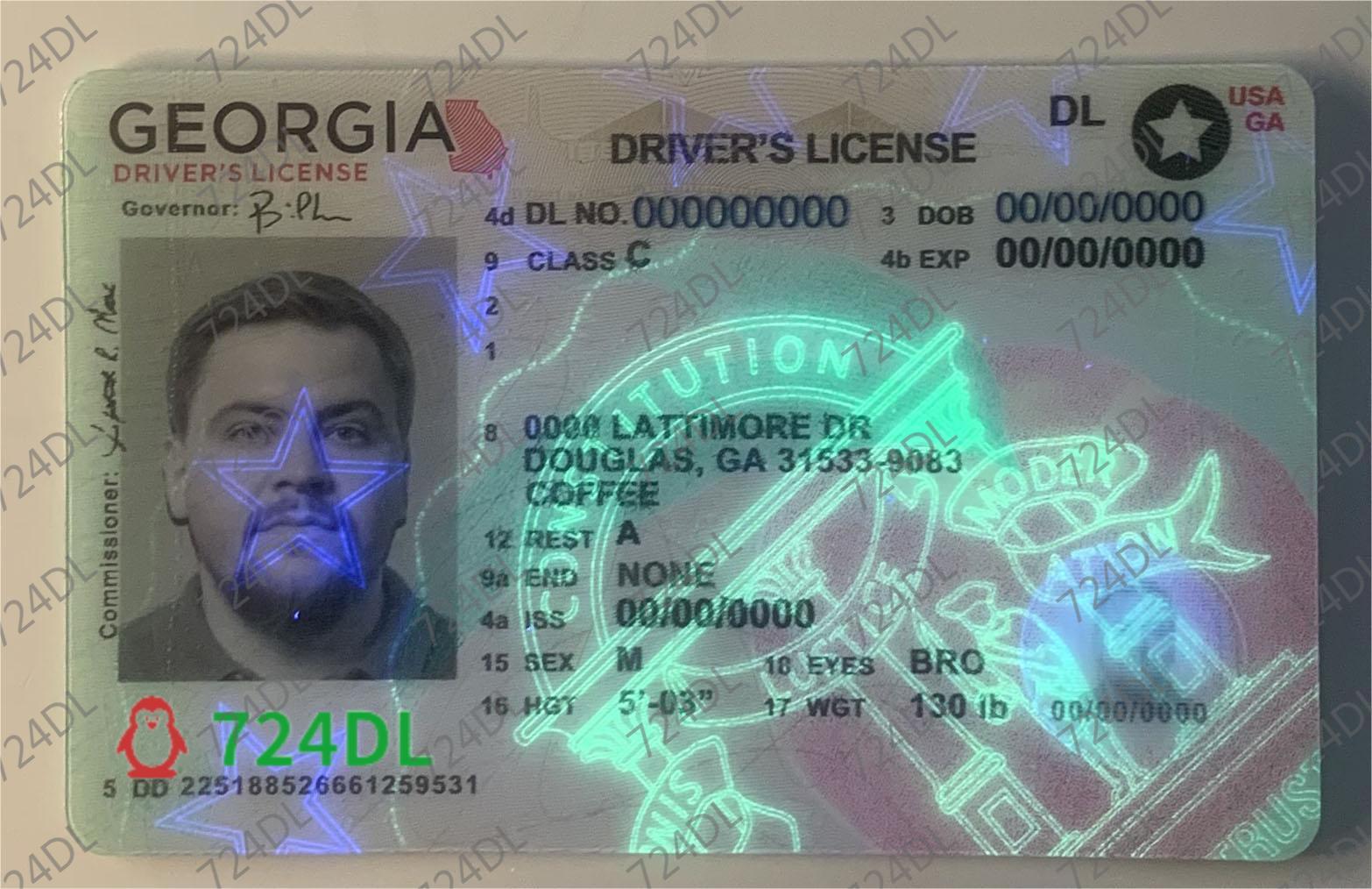 Georgia State ID, Fake UT ID