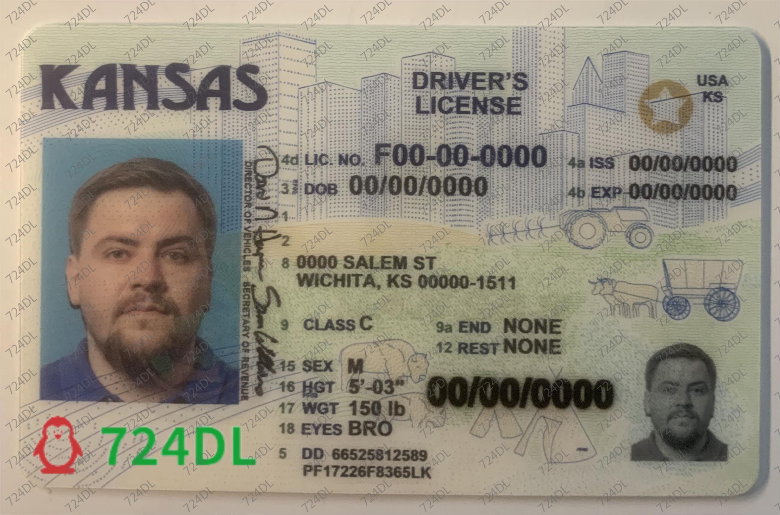 Kansas State ID, Fake UT ID