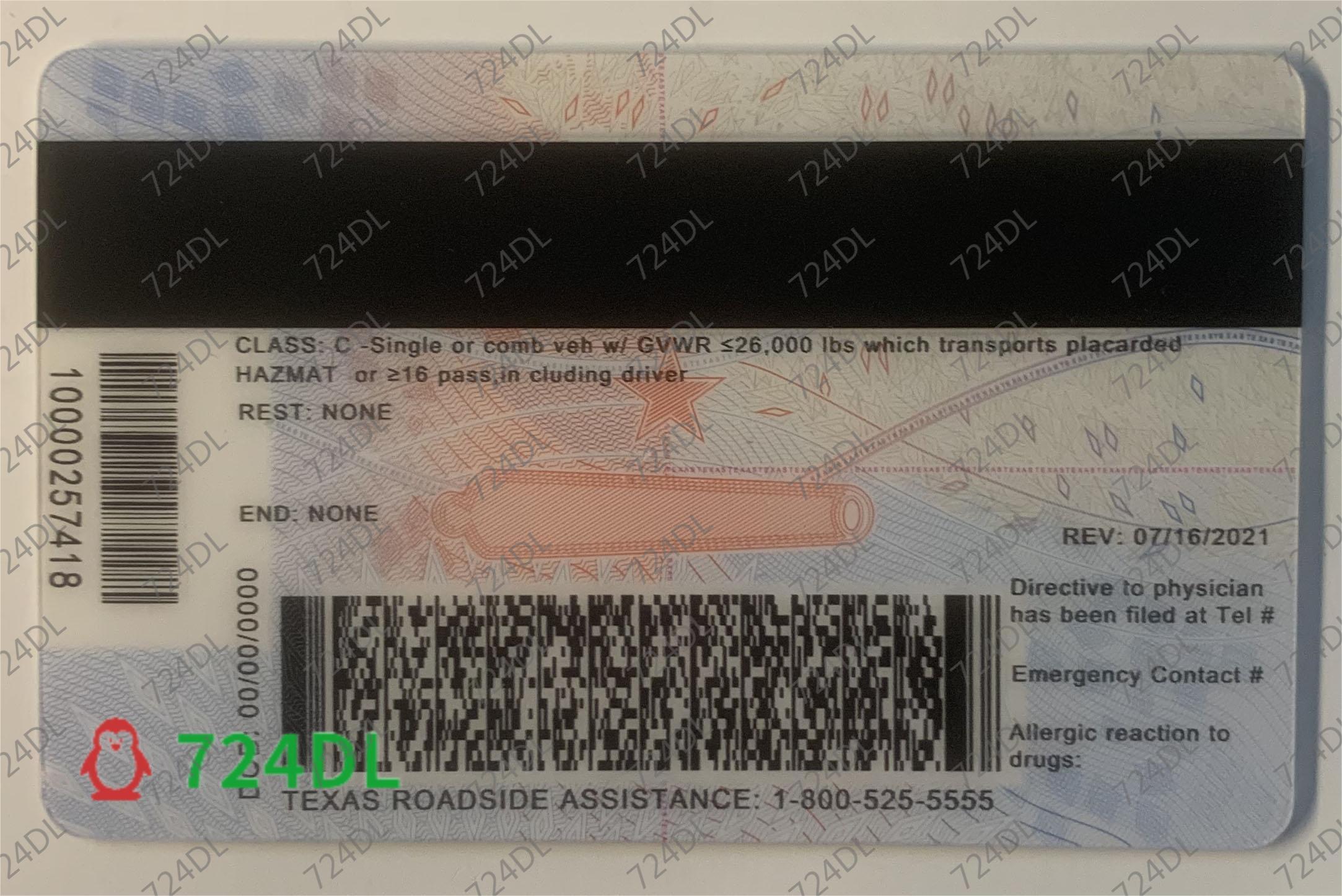 Texas State ID, Fake UT ID